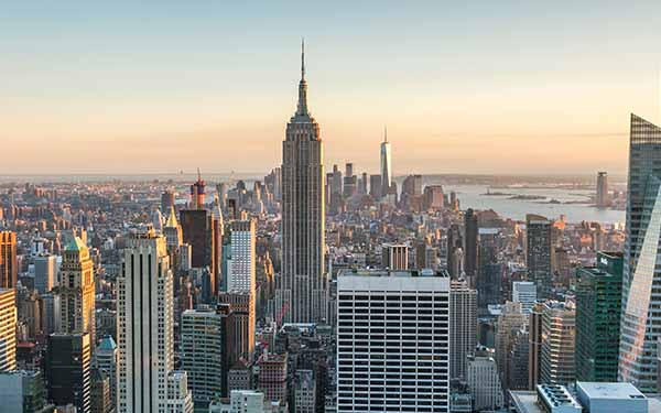 New York city skyline